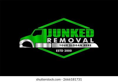 ilustração gráfico vetorial de remoção de lixo eletrônico serviços modelo de design de logotipo