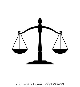 illustration vector graphic of justice, scales, law. Perfect for logo or symbol, etc.