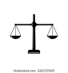 illustration vector graphic of justice, scales, law. Perfect for logo or symbol, etc.