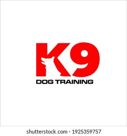 Illustration vector graphic of K9 dog training club Logo Design template