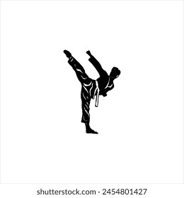 Illustration vector graphic of karate icon