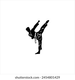 Illustration vector graphic of karate icon