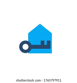 Illustration Vector Graphic of Key and House Logo