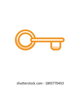 Illustration Vector graphic of key icon. Fit for safe, security, access, password, protect etc.
