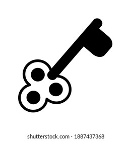 Ilustración Gráfico vectorial del icono de clave