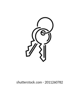 Illustration vector graphic of Key Icon