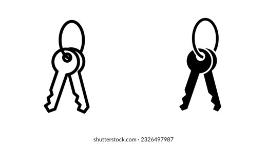 Illustration Vector graphic of key icon. Fit for safe, security, access, password, protect etc.