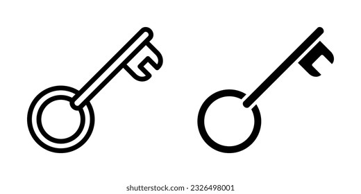 Illustration Vektorgrafik des Schlüsselsymbol. Passwort für Sicherheit, Sicherheit, Zugriff, Passwort, Schutz etc.