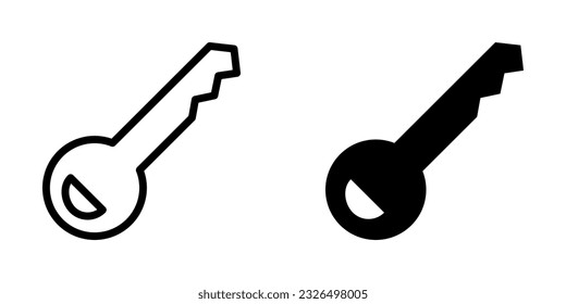 Illustration Vector graphic of key icon. Fit for safe, security, access, password, protect etc.