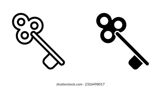 Illustration Vector graphic of key icon. Fit for safe, security, access, password, protect etc.