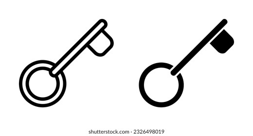 Illustration Vector graphic of key icon. Fit for safe, security, access, password, protect etc.