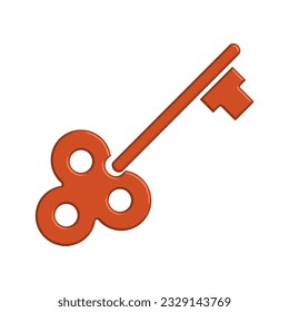 Illustration Vector graphic of key icon. Fit for safe, security, access, password, protect etc.