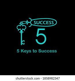 Illustration Vector graphic of key logo