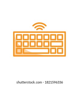 Illustration Vector graphic of keyboard icon. Fit for PC, computer, hardware, device, control etc.