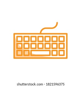 Illustration Vector graphic of keyboard icon. Fit for PC, computer, hardware, device, control etc.