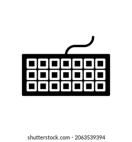 Ilustración Gráfico vectorial del icono Teclado