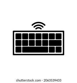 Ilustración Gráfico vectorial del icono Teclado