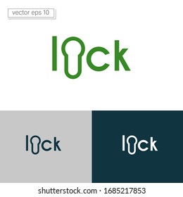 Illustration vector graphic Keyhole logo design