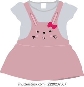 illustration vector graphic of kids clothes perfect for store, etc.