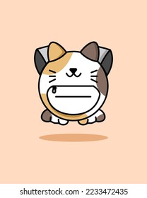 Illustration vector graphic of Kitten Bag
