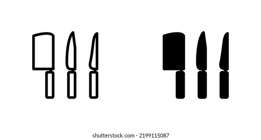 Illustration Vector graphic of Knife kitchen icon. Fit for kitchenware, restaurant, cooking etc.