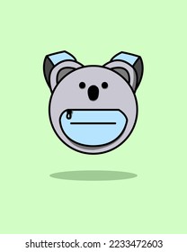 Illustration, Vektorgrafik der Koala-Tasche