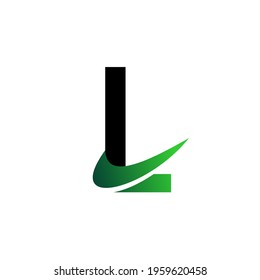 Illustration Vector Graphic of L Letter With Aerial Concept. Perfect to use for Technology Company