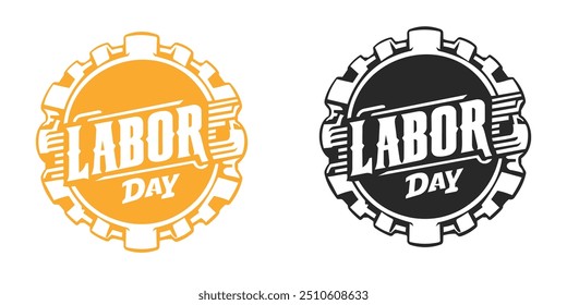 Illustration vector graphic of Labor day logo