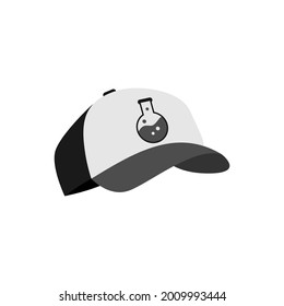 Illustration Vector Graphic of Laboratory Hat Logo. Perfect to use for Technology Company