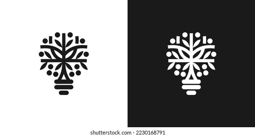 illustration vector graphic of lamp leaf