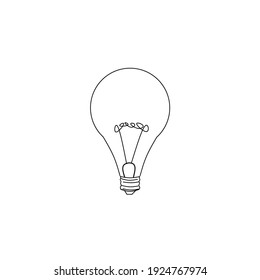Ilustración vectorial gráfico de la lámpara perfecto para el libro de dibujo, icono, etc.