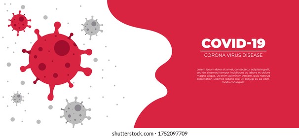 Ilustración vectorial gráfico del diseño de la página de aterrizaje para la web y el blog Parte 3, bueno para el contenido de medios sociales y diseño de afiches cuando un accidente pandémico. Campaña contra Covid-19