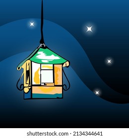 Illustration Vector Graphic of Lantern