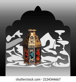 Gráfico vectorial de ilustraciones de Lantern