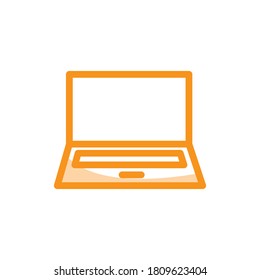 Illustration Vector graphic of laptop icon. Fit for gadget, electronic, device, network, communication etc.