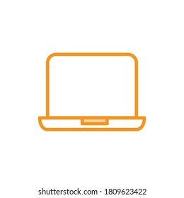 Illustration Vector graphic of laptop icon. Fit for gadget, electronic, device, network, communication etc.