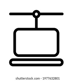 Illustration Vector graphic of laptop icon. Fit for gadget, electronic, device, network, communication etc.