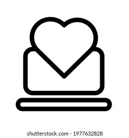 Illustration Vector graphic of laptop icon. Fit for gadget, electronic, device, network, communication etc.