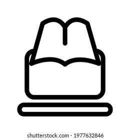 Illustration Vector graphic of laptop icon. Fit for gadget, electronic, device, network, communication etc.