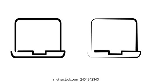 Illustration Vektorgrafik Grafik des Laptop-Symbol Vorlage