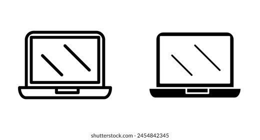 Ilustración Vector Gráfico de Plantilla de iconos de portátiles