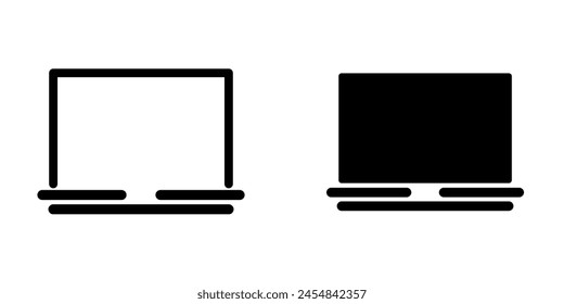 Illustration Vector Graphic of Laptop icon template