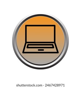 Illustration Vector Graphic of Laptop icon template