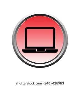 Illustration Vector Graphic of Laptop icon template