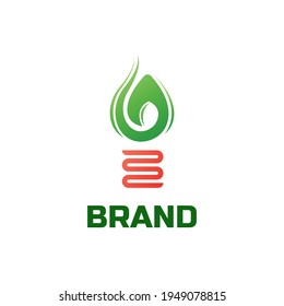 Illustration vector graphic of leaf bulb. Fit for agriculture, plant business etc. Vector illustration