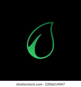Gráfico vectorial de ilustración de hoja. Es bueno para la plantilla, logotipo, icono, etc.