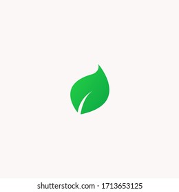 Illustration vector graphic of leaf green