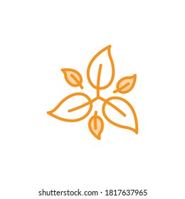 Illustration Vector graphic of leaf icon. Fit for tree, herbal, ecology, fresh etc.