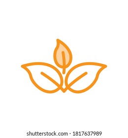 Illustration Vector graphic of leaf icon. Fit for tree, herbal, ecology, fresh etc.