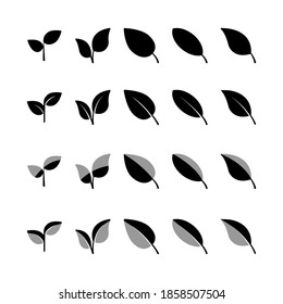 Illustration Vektorgrafik des Blattsymbols